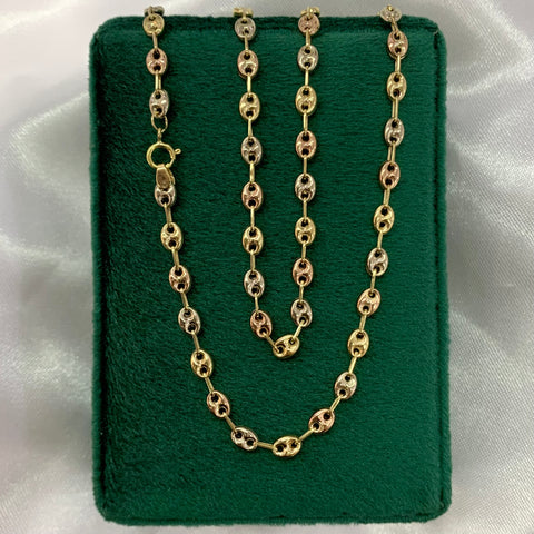 Cadena GC Tres oros 18k 5,76 Gr / 4 mm / 47 Cm