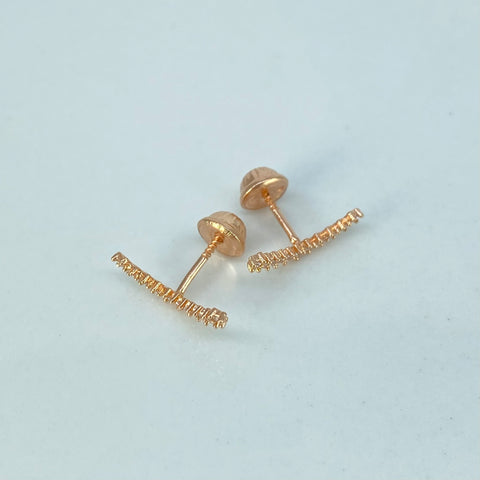 Topos Estela Circones Blancos Oro rosa 0,75 Gr / 4,5 mm