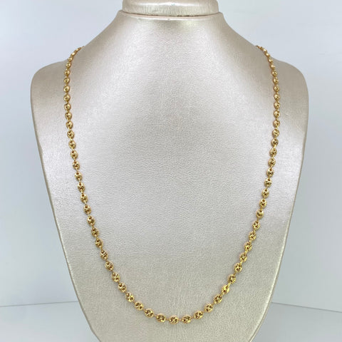 Cadena GC Diamantada Oro amarillo 18k 11,35 Gr / 4 mm / 60 Cm