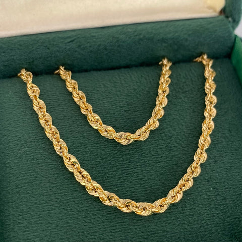 Cadena ● Lazo Oro amarillo 18k +1 / 5,25 Gr / 3,5 mm / 50 Cm †