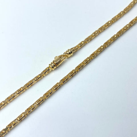 Cadena Italy Punto Peruano Oro amarillo 18k +3 / 24,00 Gr / 1,8 mm / 60 Cm †