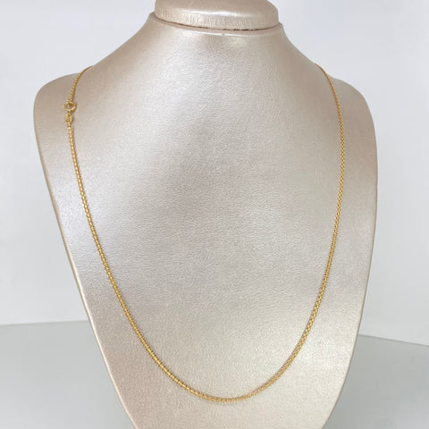 Cadena ● China Oro amarillo 18k 5,68 Gr / 2,1 mm / 60 Cm *