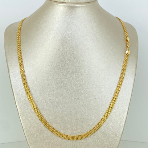 Cadena ● China Oro amarillo 18k 12,15 Gr / 5,2 mm / 60 Cm *