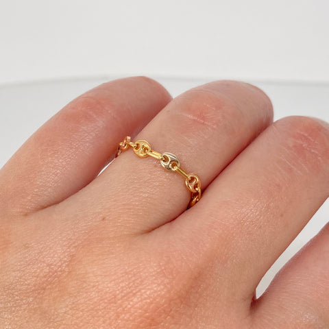 Anillo GC Lisos Tres oros / Talla 7 1/2 / 0,7 Gr / 3,3 mm *