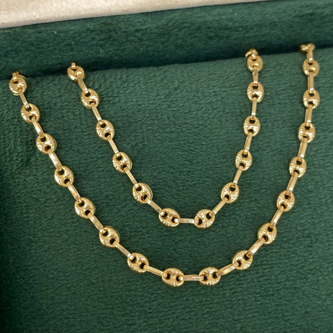 Cadena GC Diamantada Oro amarillo 18k 6,20 Gr / 3,3 mm / 50 Cm *