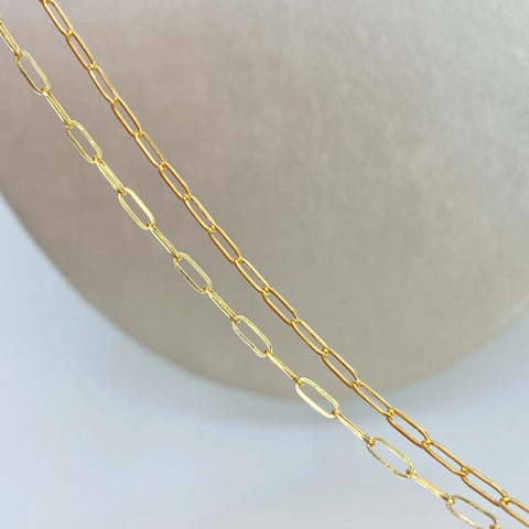 Cadena Cajón Oro amarillo 18k 1,36 Gr / 2 mm / 45 Cm *