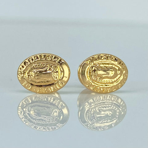 Topos Virgen Guadalupe Oro amarillo 18k 0,8 Gr / 7,6 mm †