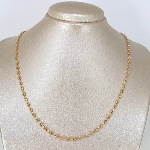 Cadena GC Diamantada Oro amarillo 18k 6,52 Gr / 3,3 mm / 50 Cm *