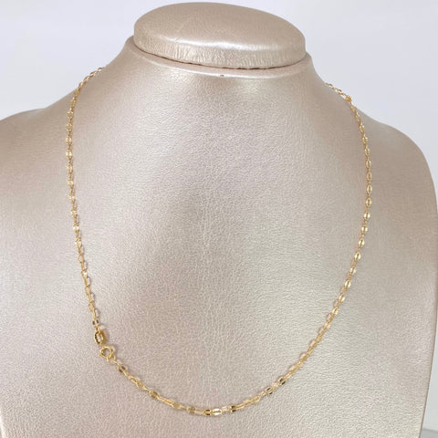 Cadena ● GC Italy Oro amarillo 18k +1 / 1,02 Gr / 2,1 mm / 45 Cm