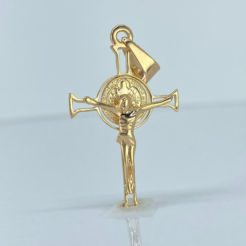 Dije Cruz Cristo Oro amarillo 2,93 Gr / 4,3 Cm