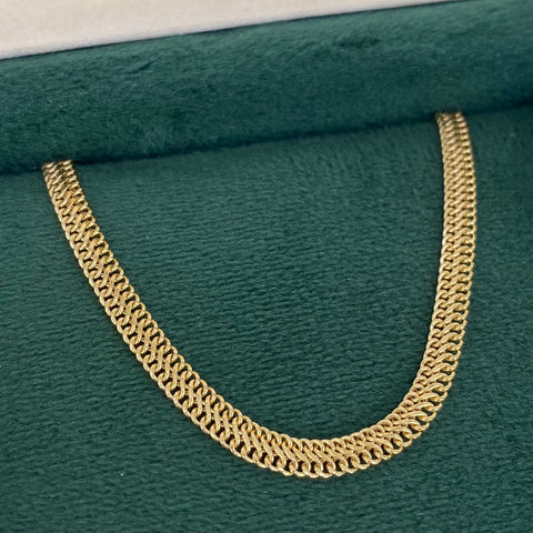 Cadena ● Sedusa Oro amarillo 18k 4,9 Gr / 3,8 mm / 45 Cm *