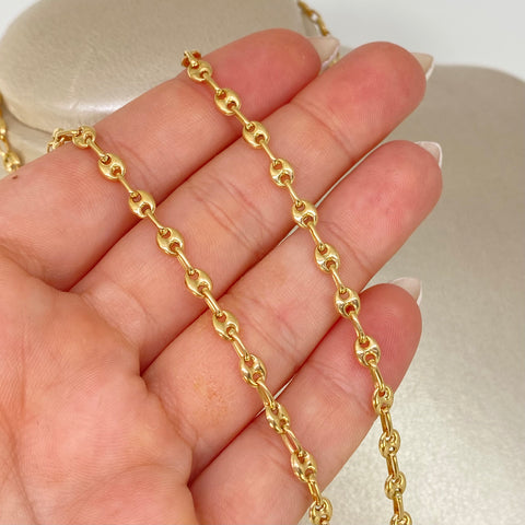 Cadena GC Oro amarillo 18k 6,52 Gr / 4 mm / 50 Cm *