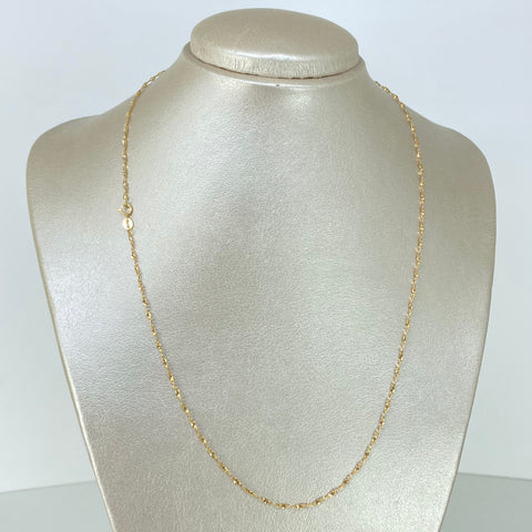 Cadena ● GC Oro amarillo 18k +3 / 2,06 Gr / 1,2 mm / 50 Cm *