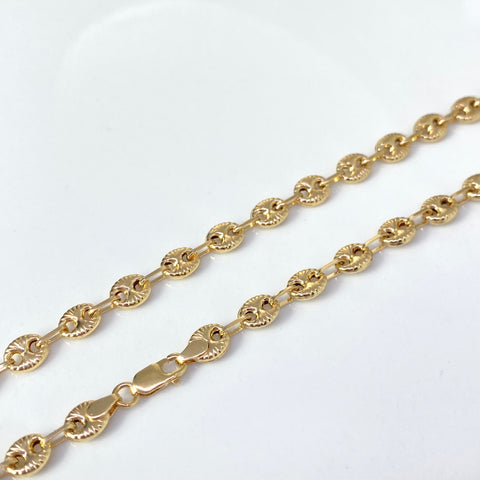 Cadena GC Diamantada Oro amarillo 18k 11,53 Gr / 4,7 mm / 59 Cm †