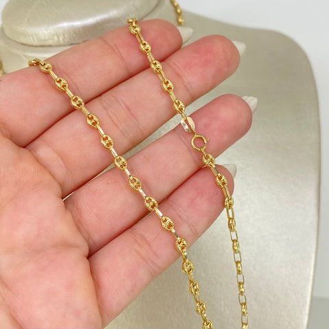 Cadena GC Diamantada Oro amarillo 18k 6,20 Gr / 3,3 mm / 50 Cm *