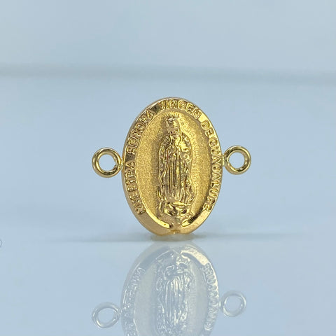 Herraje Virgen Guadalupe Oro amarillo 18k 0,75 Gr / 1,8 Cm  *