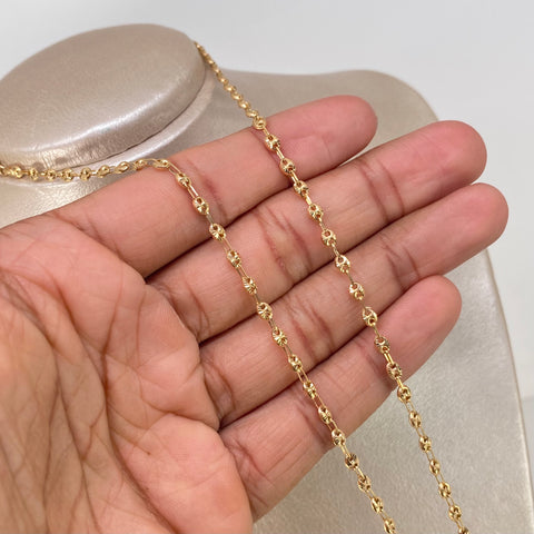 Cadena GC Diamantado Oro amarillo 6,71 Gr / 3,3 mm / 60 Cm †