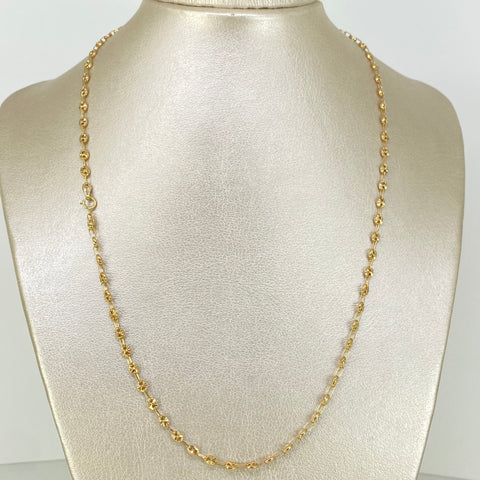 Cadena GC Diamantada Oro amarillo 18k 7,25 Gr / 3,3 mm / 50 Cm †