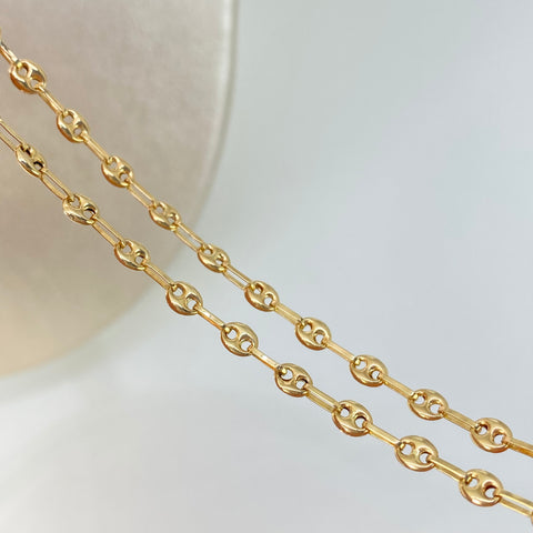 Cadena GC Oro amarillo 18k 4,75 Gr / 3,3 mm / 50 Cm †