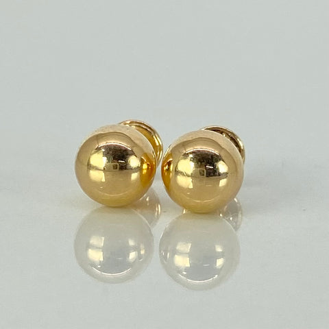 Topos Bola Lisa Oro amarillo 18k 0,82 Gr / 7 mm