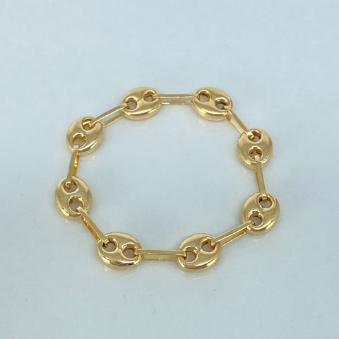 Anillo GC 8 Eslabones Oro amarillo / Talla 8/9 / 0,81 Gr / 4 mm *