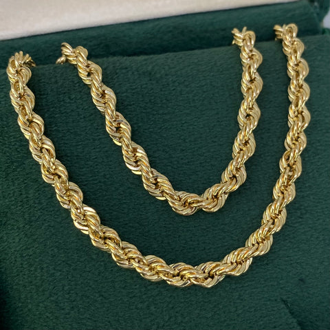 Cadena ● Lazo Oro amarillo 18k +1 / 9,95 Gr / 4,5 mm / 65 Cm