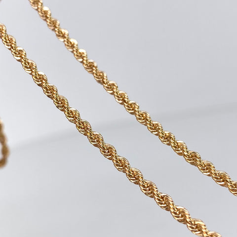 Cadena ● Lazo Oro amarillo 18k +1 / 3,55 Gr / 2,1 mm / 60 Cm †