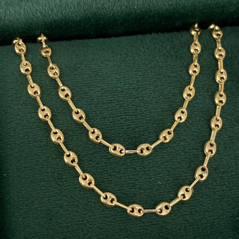 Cadena GC Oro amarillo 18k 5,11 Gr / 3,3 mm / 45 Cm