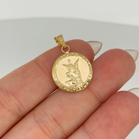 Dije Angel De La Guarda Oro amarillo 18k 1,3 Gr / 2,5 Cm *