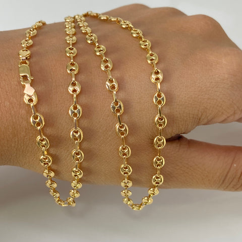 Cadena GC Oro amarillo 18k 8,17 Gr / 4 mm / 60,5 Cm