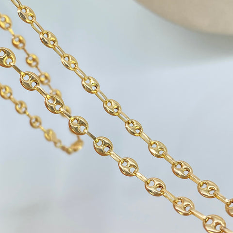 Cadena GC Oro amarillo 18k 5,83 Gr / 4 mm / 45 Cm