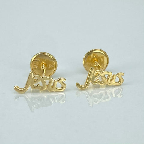 Topos Jesus Oro amarillo 18k 0,7 Gr / 10 mm