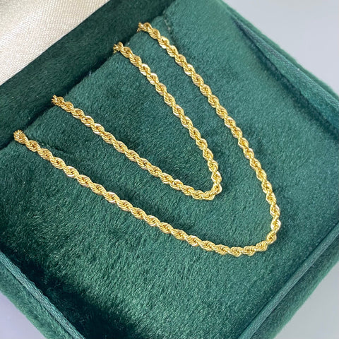 Cadena Italy Lazo Oro amarillo 18k +1 / 2,76 Gr / 2 mm / 45 Cm *