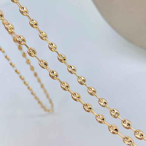 Cadena GC Oro amarillo 18k 5,66 Gr / 3,3 mm / 60 Cm †
