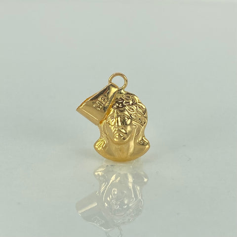 Dije Rostro Cristo Oro amarillo 18k 0,7 Gr / 2 Cm