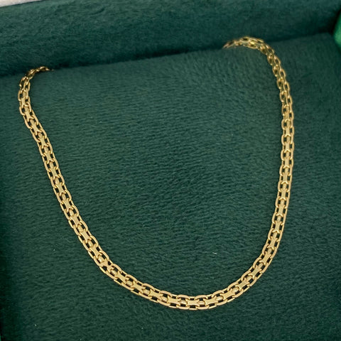 Cadena ● China Oro amarillo 18k 5,71 Gr / 2,4 mm / 45 Cm