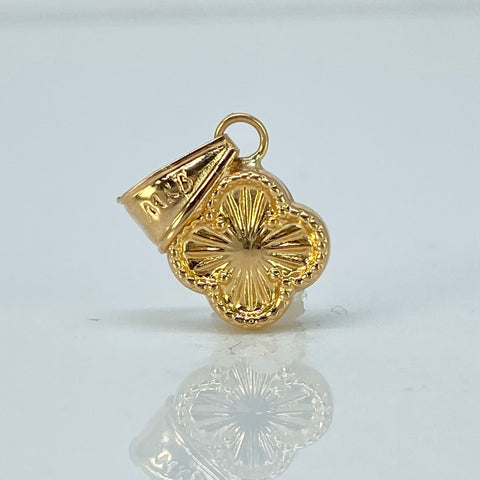 Dije Trebol Oro amarillo 0,5 Gr / 1,8 Cm