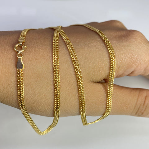 Cadena Italy Sedusa Oro amarillo 18k 3,38 Gr / 2,5 mm / 45 Cm *