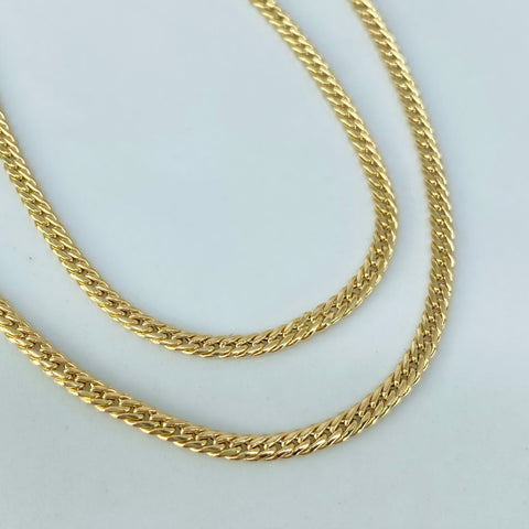 Cadena ● Serpiente Oro amarillo 18k +3 / 3,25 Gr / 2,5 mm / 45 Cm