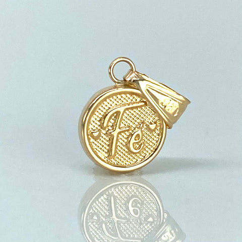 Dije Fe Oro amarillo 0,65 Gr / 2 Cm *