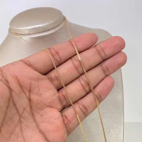 Cadena ● China Oro amarillo 18k 3,1 Gr / 1,4 mm / 60 Cm