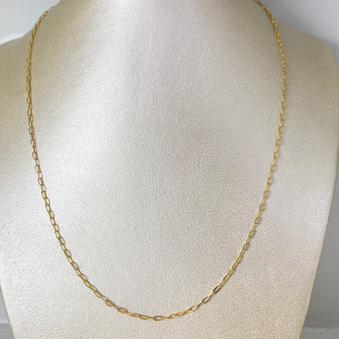 Cadena Italy Cajón Oro amarillo 18k 1,53 Gr / 1,6 mm / 50 Cm *