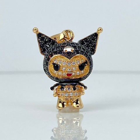 Dije Caricatura Conejo Circones Oro amarillo 18k 5,4 Gr / 4 Cm *
