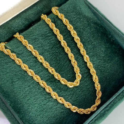 Cadena Italy Lazo Oro amarillo 18k +1 / 6,95 Gr / 3 mm / 50 Cm *