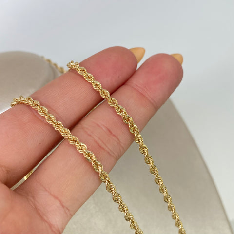 Cadena ● Lazo Oro amarillo 18k +1 / 3,95 Gr / 3 mm / 60 Cm