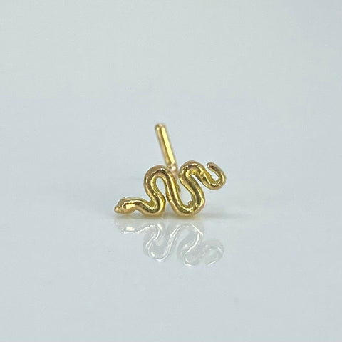 Piercing Serpiente/ Oro Amarillo 18k (Joya) / 0,24 gr / 6,2 mm / (Nariz)