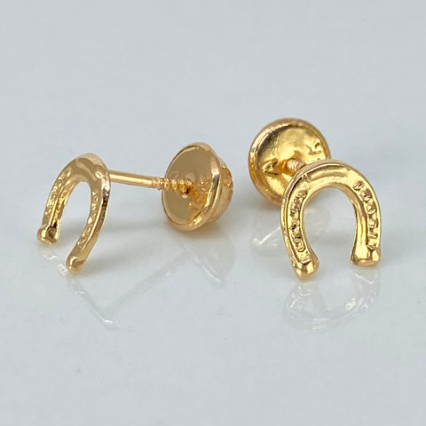 Topos Herradura Caballo Oro amarillo 18k 0,55 Gr / 6 mm