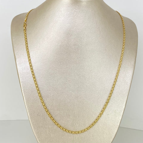 Cadena ● China Oro amarillo 18k 5,8 Gr / 3,2 mm / 60 Cm