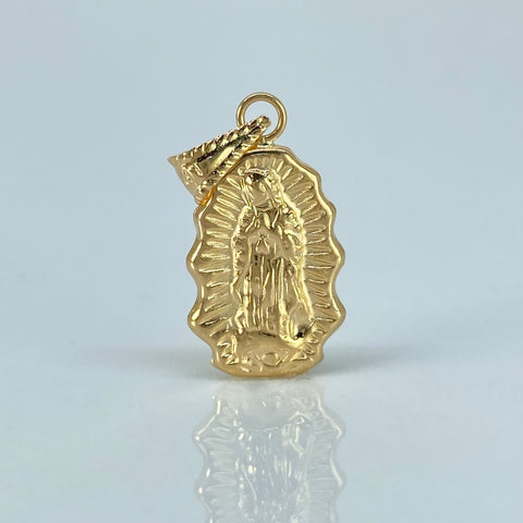 Dije Virgen Guadalupe Silueta Oro amarillo 0,67 Gr / 2 Cm †