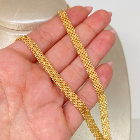 Cadena ● China Oro amarillo 18k 7,25 Gr / 5,6 mm / 45 Cm